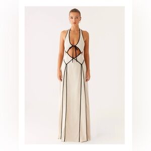 Peppermayo Sonnet Maxi Dress - Oatmeal